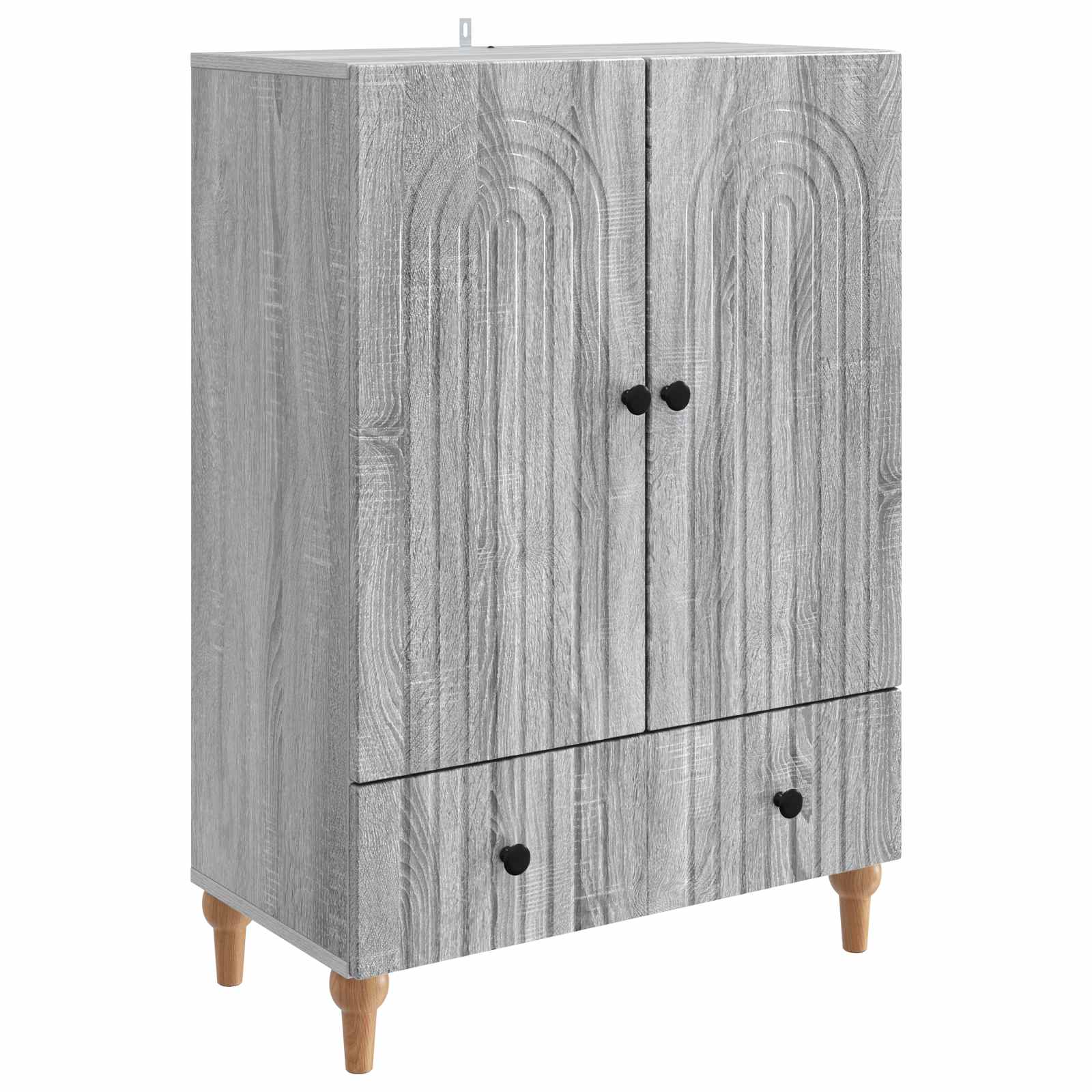 Πλαϊνό γραφείο με συρτάρι Γκρι Sonoma 66 x 34,5 x 95 εκ. - Pakobazaar