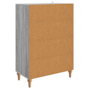Πλαϊνό γραφείο με συρτάρι Γκρι Sonoma 66 x 34,5 x 95 εκ. - Pakobazaar