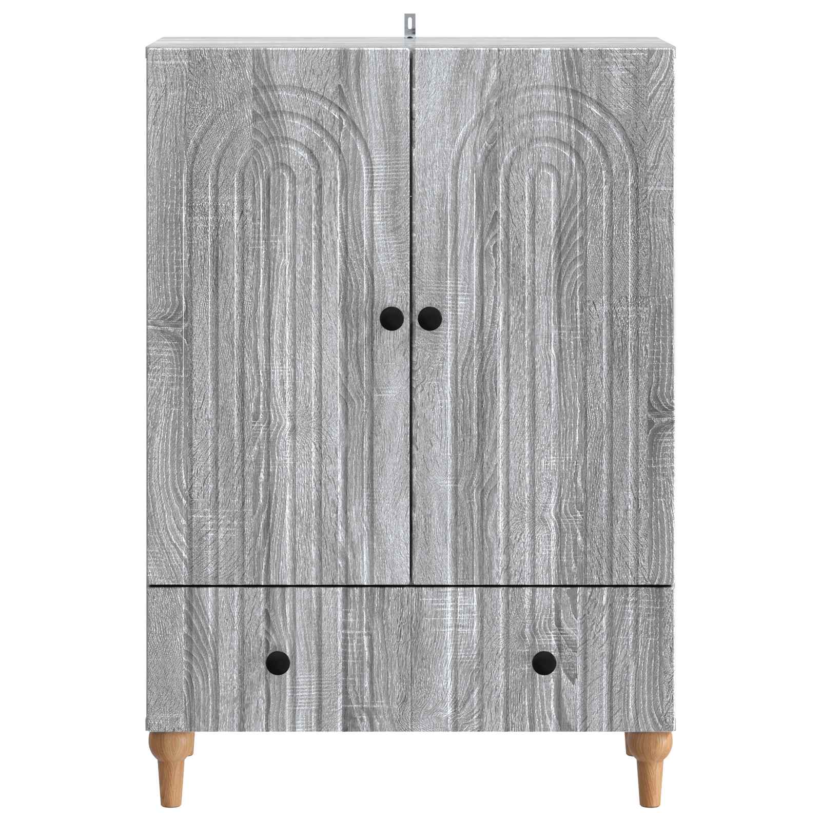 Πλαϊνό γραφείο με συρτάρι Γκρι Sonoma 66 x 34,5 x 95 εκ. - Pakobazaar
