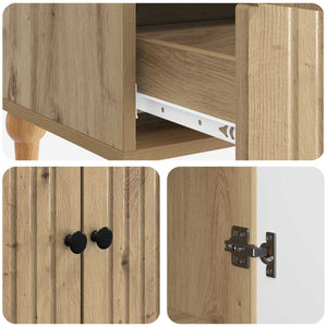 Πλαϊνό γραφείο με συρτάρι Artisan Δρυς 66 x 34,5 x 95 εκ. - Pakobazaar