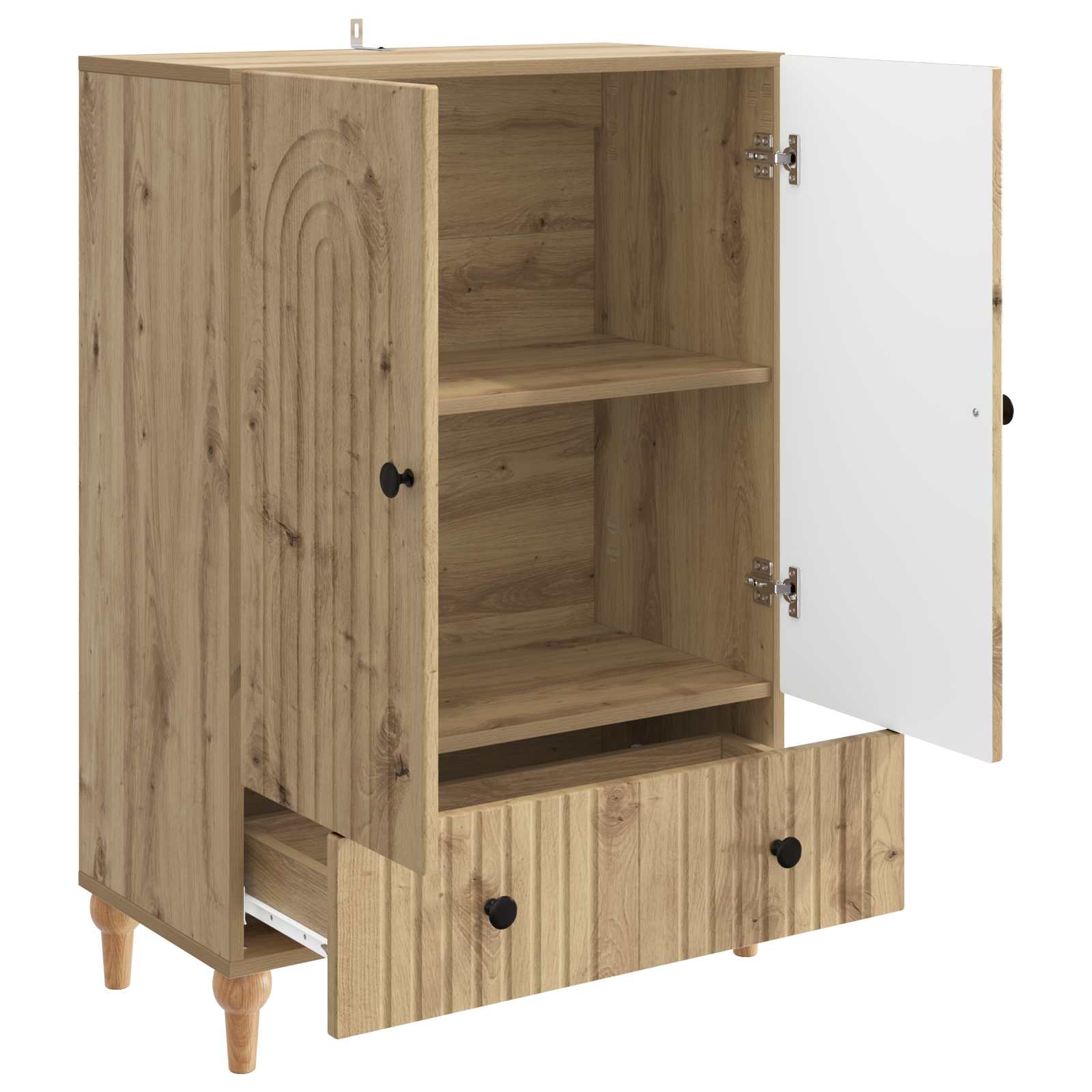 Πλαϊνό γραφείο με συρτάρι Artisan Δρυς 66 x 34,5 x 95 εκ. - Pakobazaar