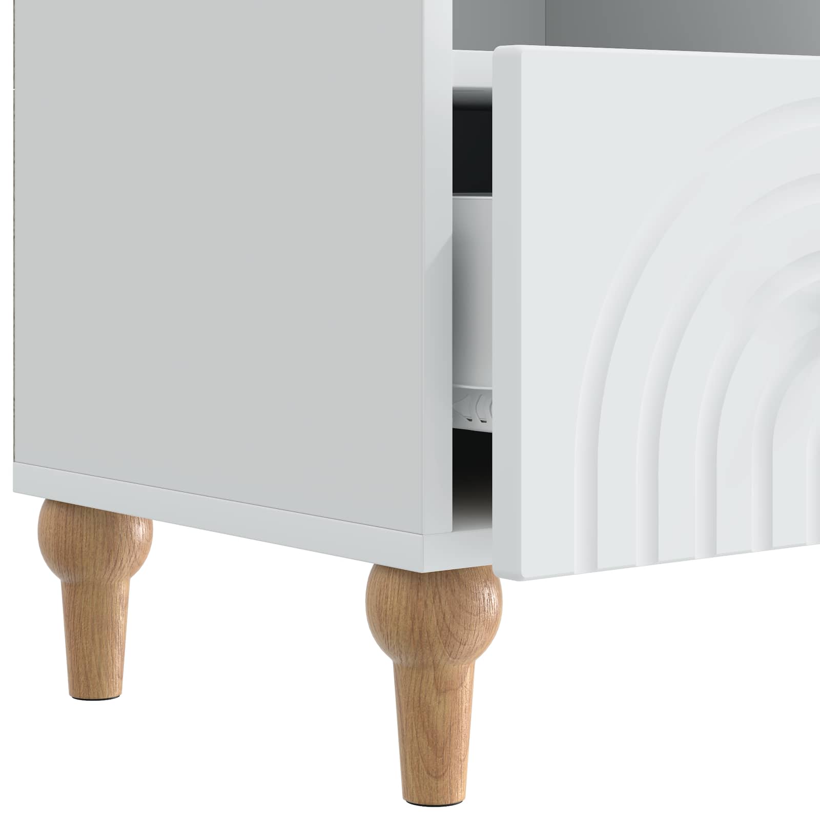 Ντουλάπι TV Λευκός 102 x 34,5 x 50 εκ. - Pakobazaar
