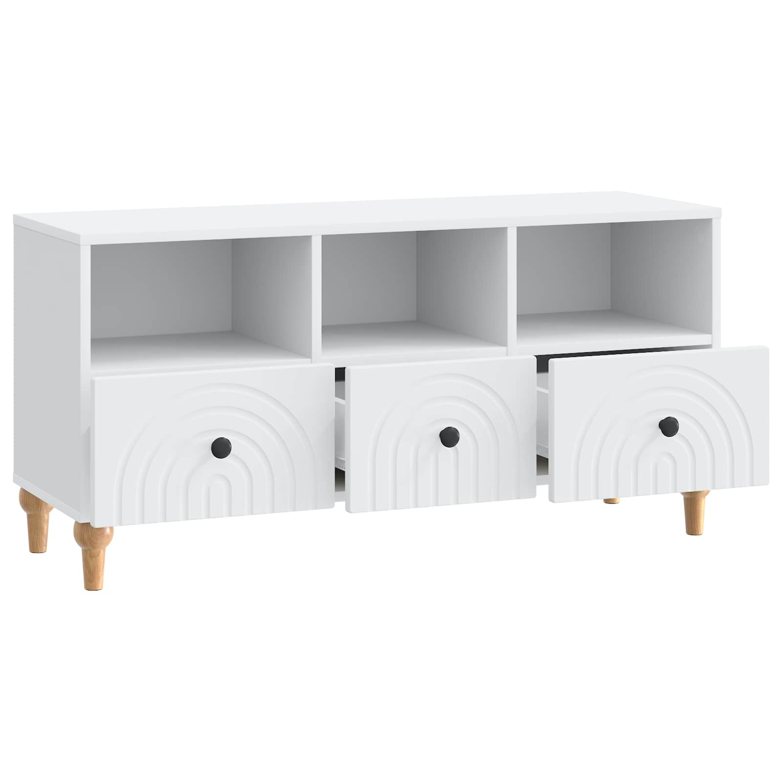Ντουλάπι TV Λευκός 102 x 34,5 x 50 εκ. - Pakobazaar