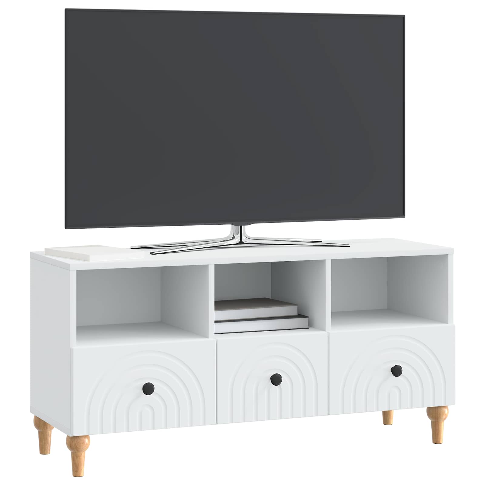 Ντουλάπι TV Λευκός 102 x 34,5 x 50 εκ. - Pakobazaar