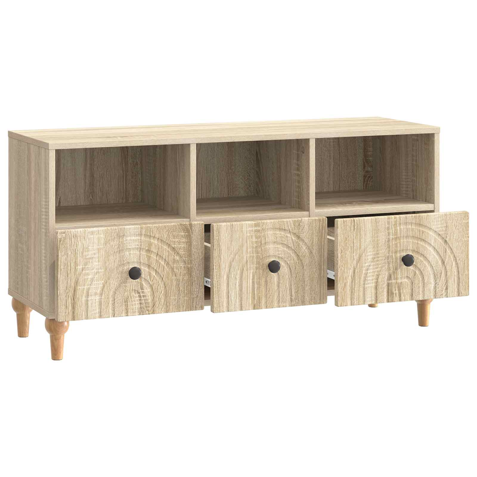Ντουλάπι TV Δρύς Sonoma 102 x 34,5 x 50 εκ. - Pakobazaar