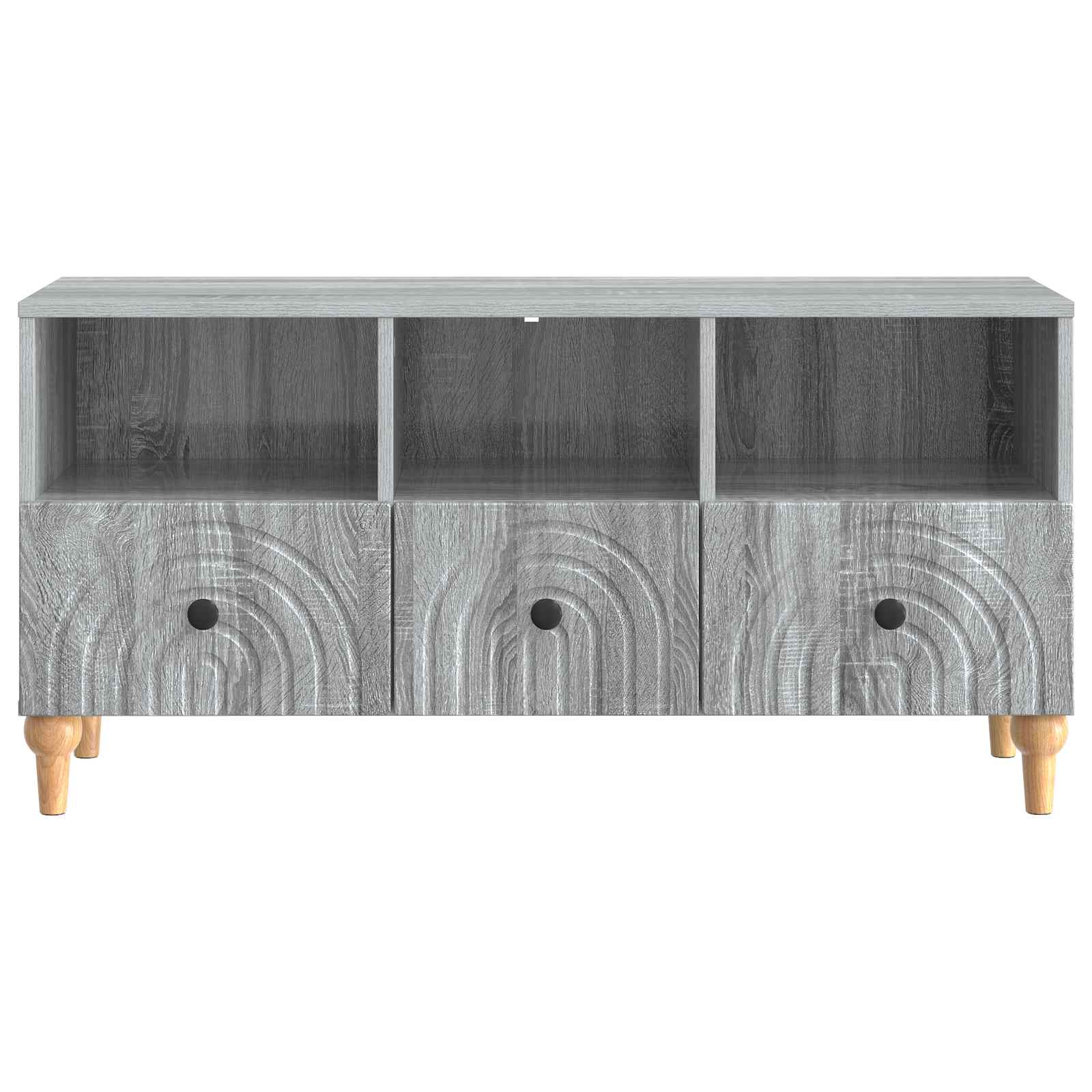 Ντουλάπι TV Γκρι Σονομά 102 x 34,5 x 50 εκ. - Pakobazaar