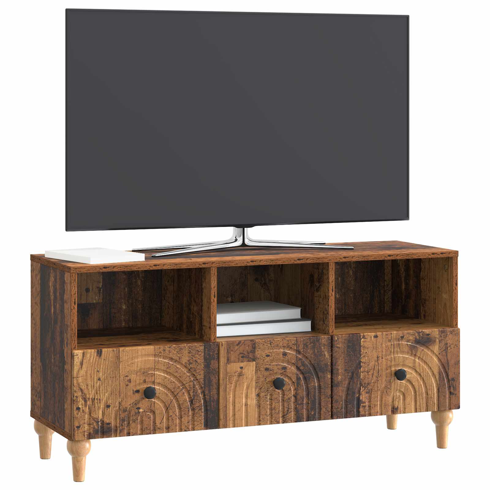 Ντουλάπι TV Παλιό ξύλο 102 x 34,5 x 50 εκ. - Pakobazaar