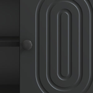 Ντουλάπι TV Μαύρο 150 x 31 x 50 εκ. Επεξεργασμένο Ξύλο - Pakobazaar