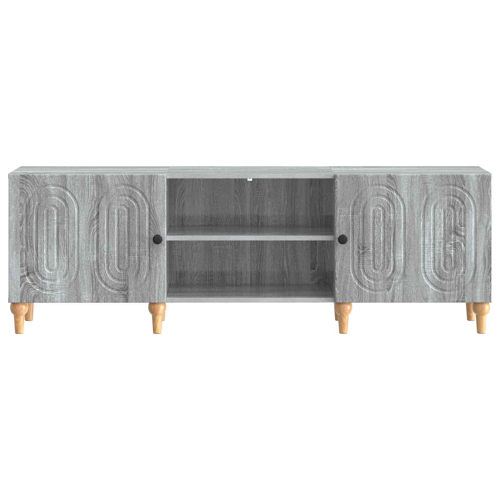 Ντουλάπι TV Γκρι Sonoma 150 x 31 x 50 εκ. Επεξεργασμένο Ξύλο - Pakobazaar