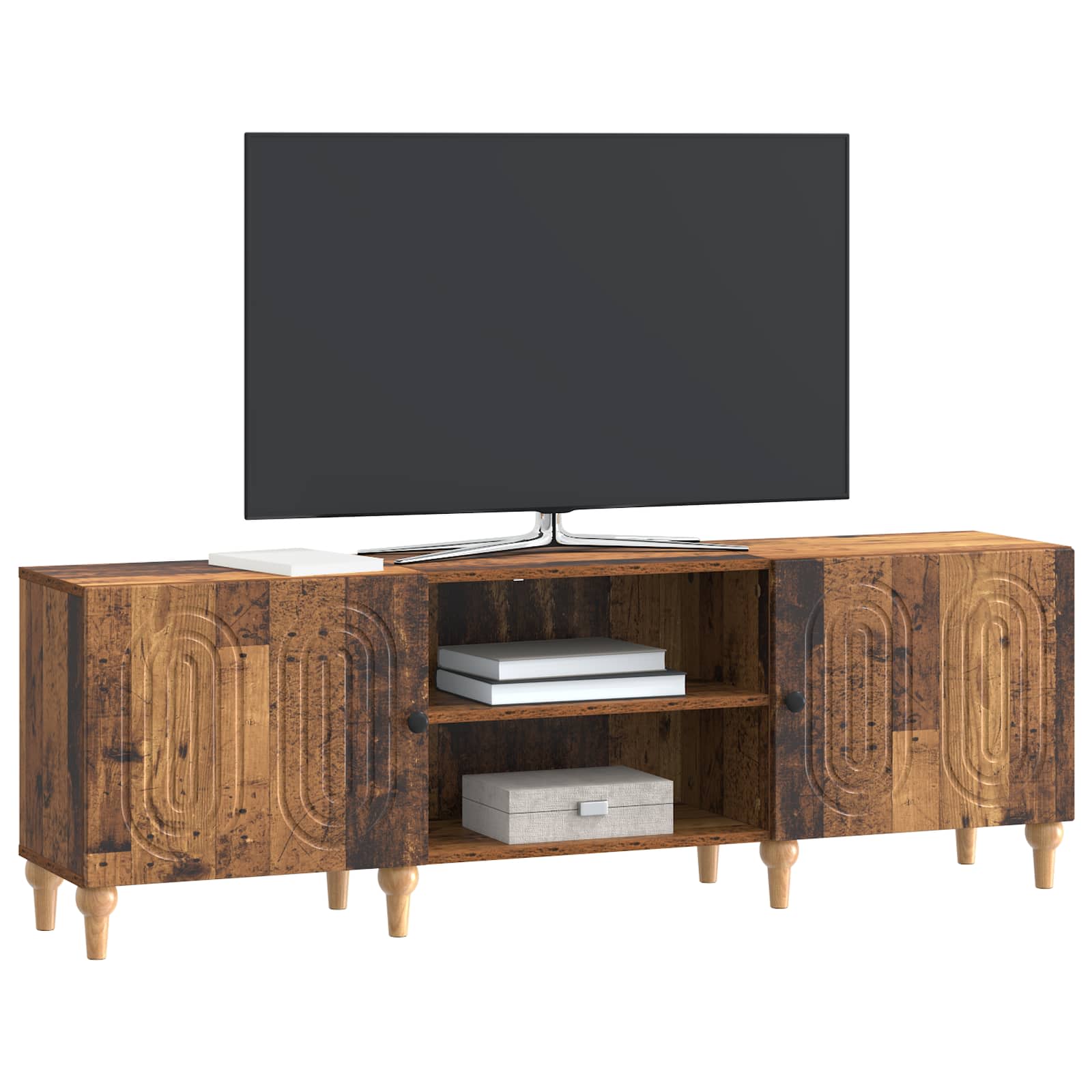 Ντουλάπι TV Παλαιωμένο ξύλο 150 x 31 x 50 εκ. - Pakobazaar