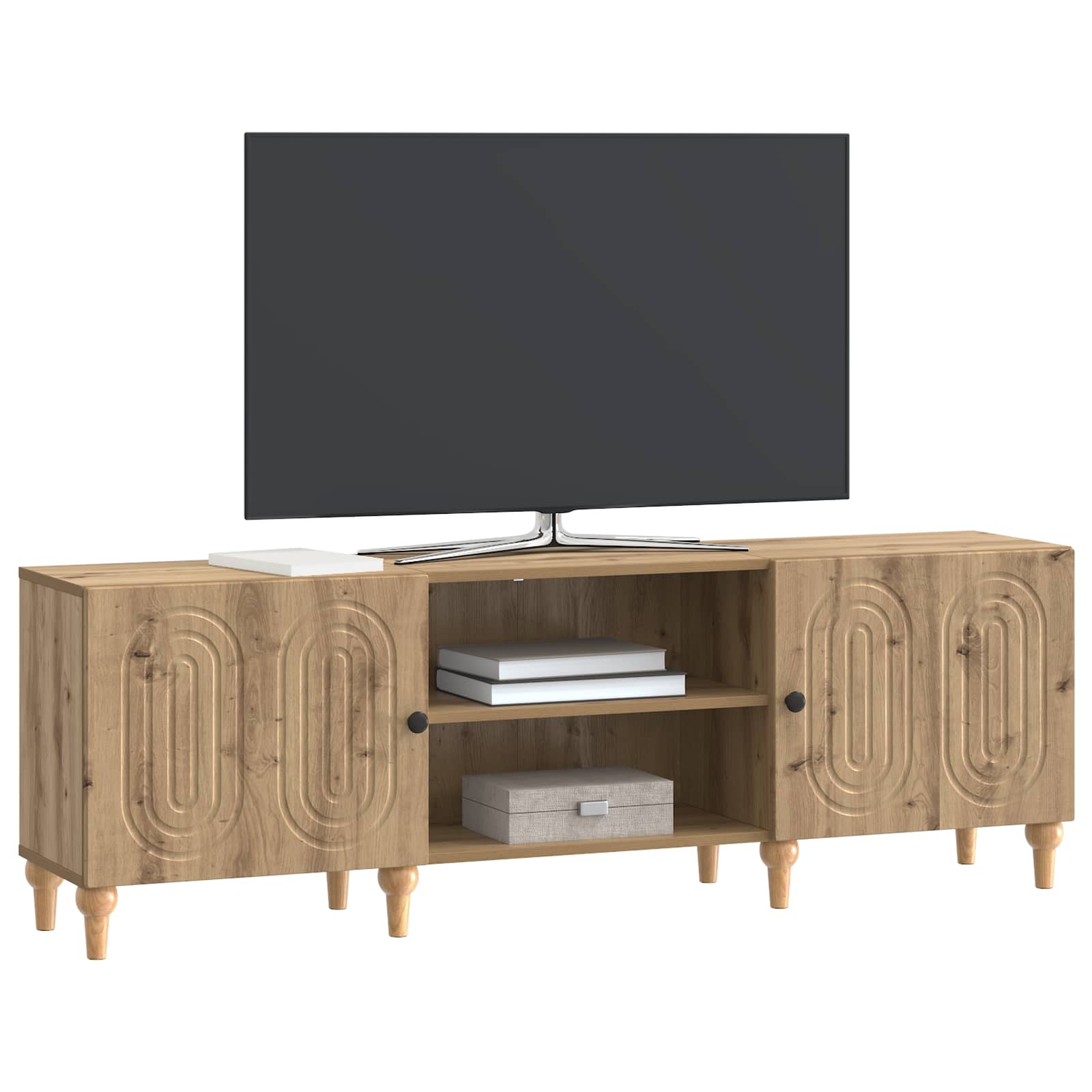 Ντουλάπι TV Artisan Δρυς 150 x 31 x 50 εκ. Επεξεργασμένο Ξύλο - Pakobazaar