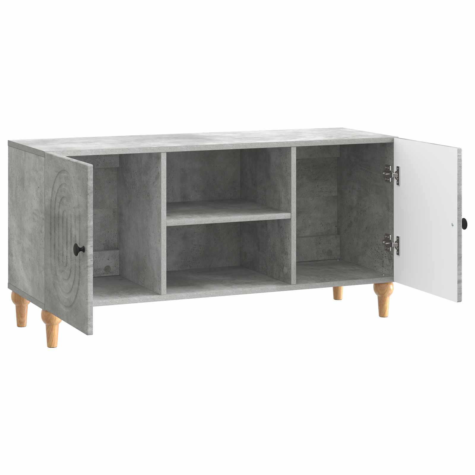Ντουλάπι TV Γκρι Σκυροδέματος 102 x 34,5 x 50 εκ. - Pakobazaar