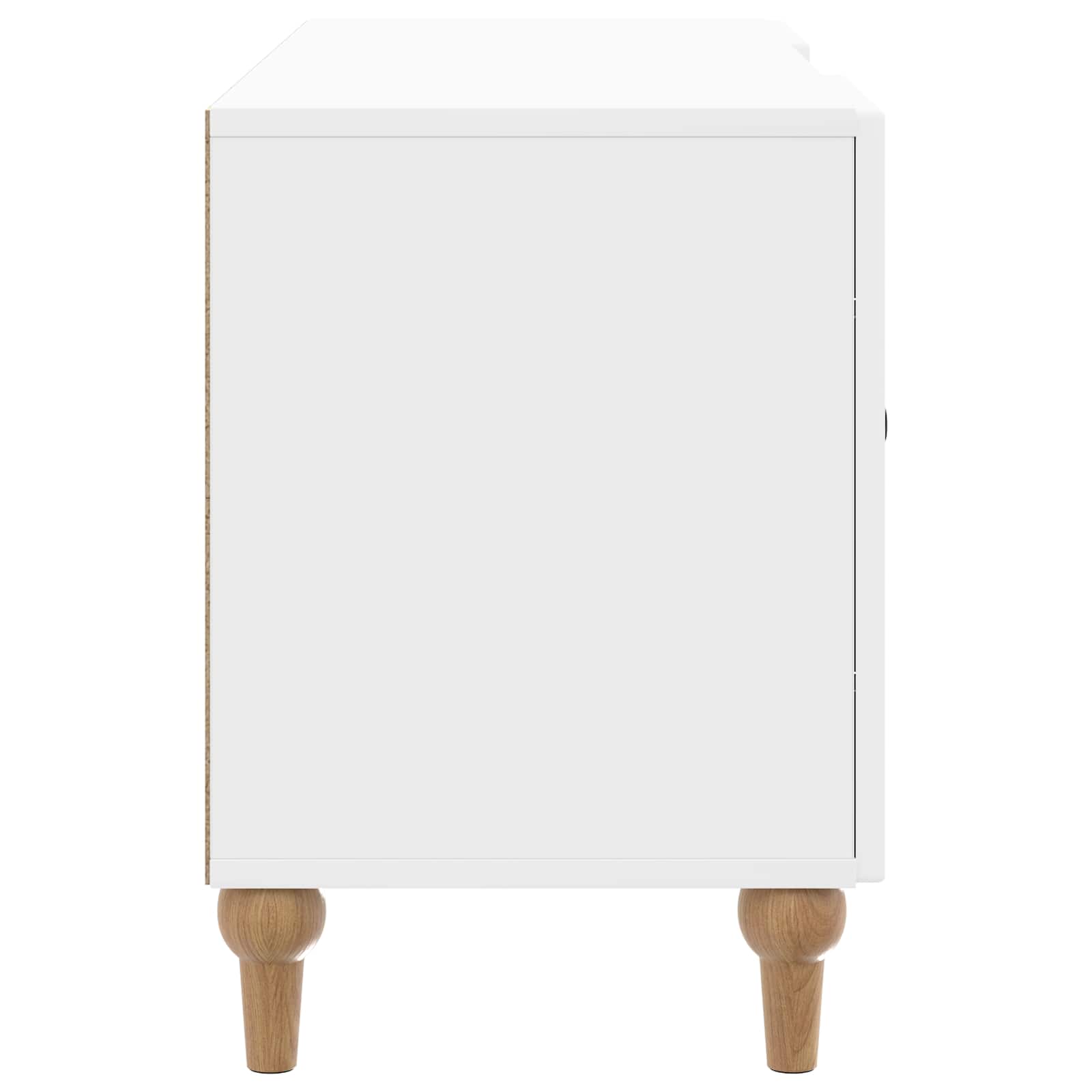 Ντουλάπι TV Γυαλιστερό Λευκό 102 x 34,5 x 50 εκ. - Pakobazaar