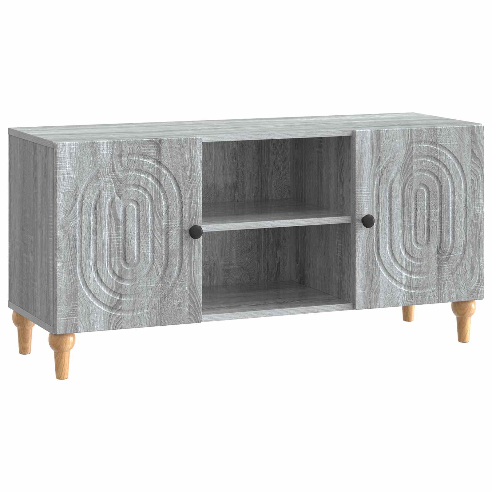 Ντουλάπι TV Γκρι Sonoma 102 x 34,5 x 50 εκ. Επεξεργασμένο Ξύλο - Pakobazaar