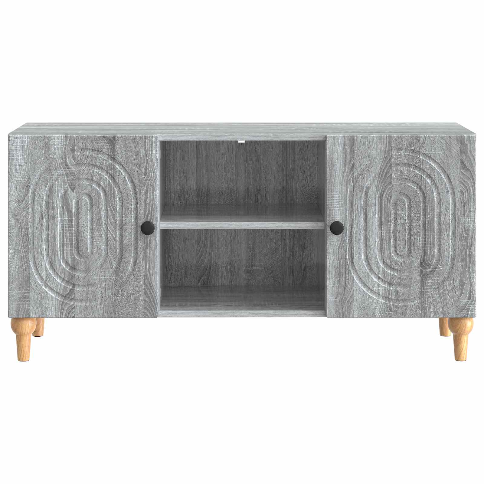Ντουλάπι TV Γκρι Sonoma 102 x 34,5 x 50 εκ. Επεξεργασμένο Ξύλο - Pakobazaar