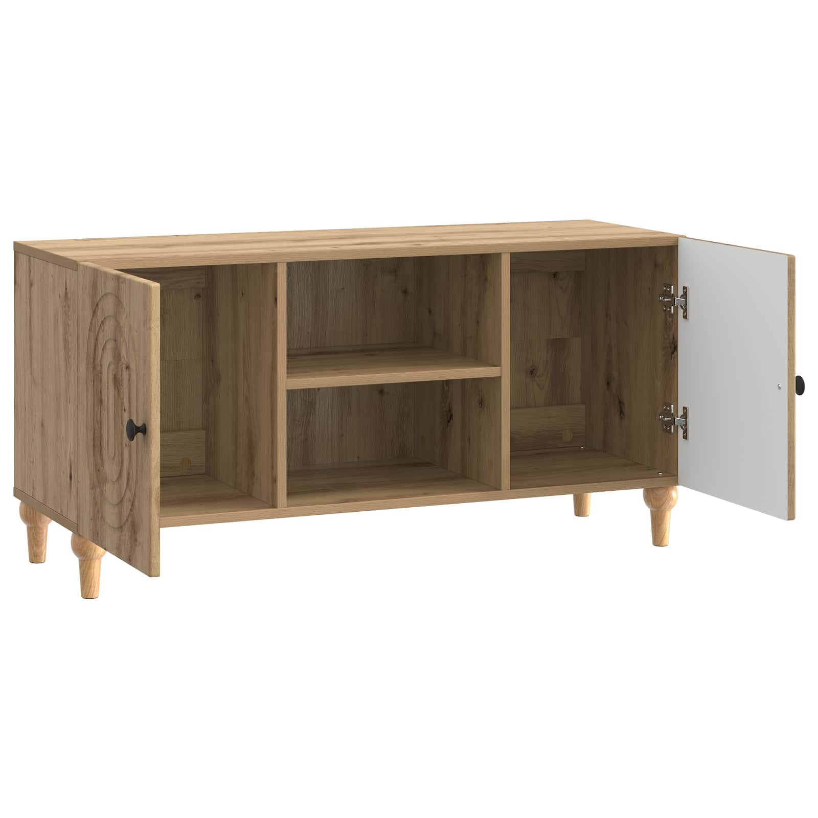 Ντουλάπι TV Artisan Δρυς 102 x 34,5 x 50 εκ. Επεξεργασμένο Ξύλο - Pakobazaar