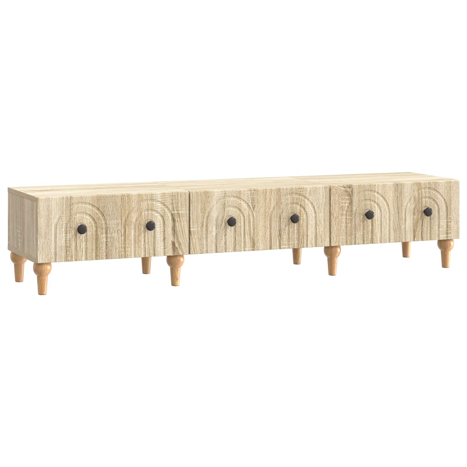 Ντουλάπι TV Sonoma Δρυς 147 x 34,5 x 30 εκ Επεξεργασμένο Ξύλο - Pakobazaar