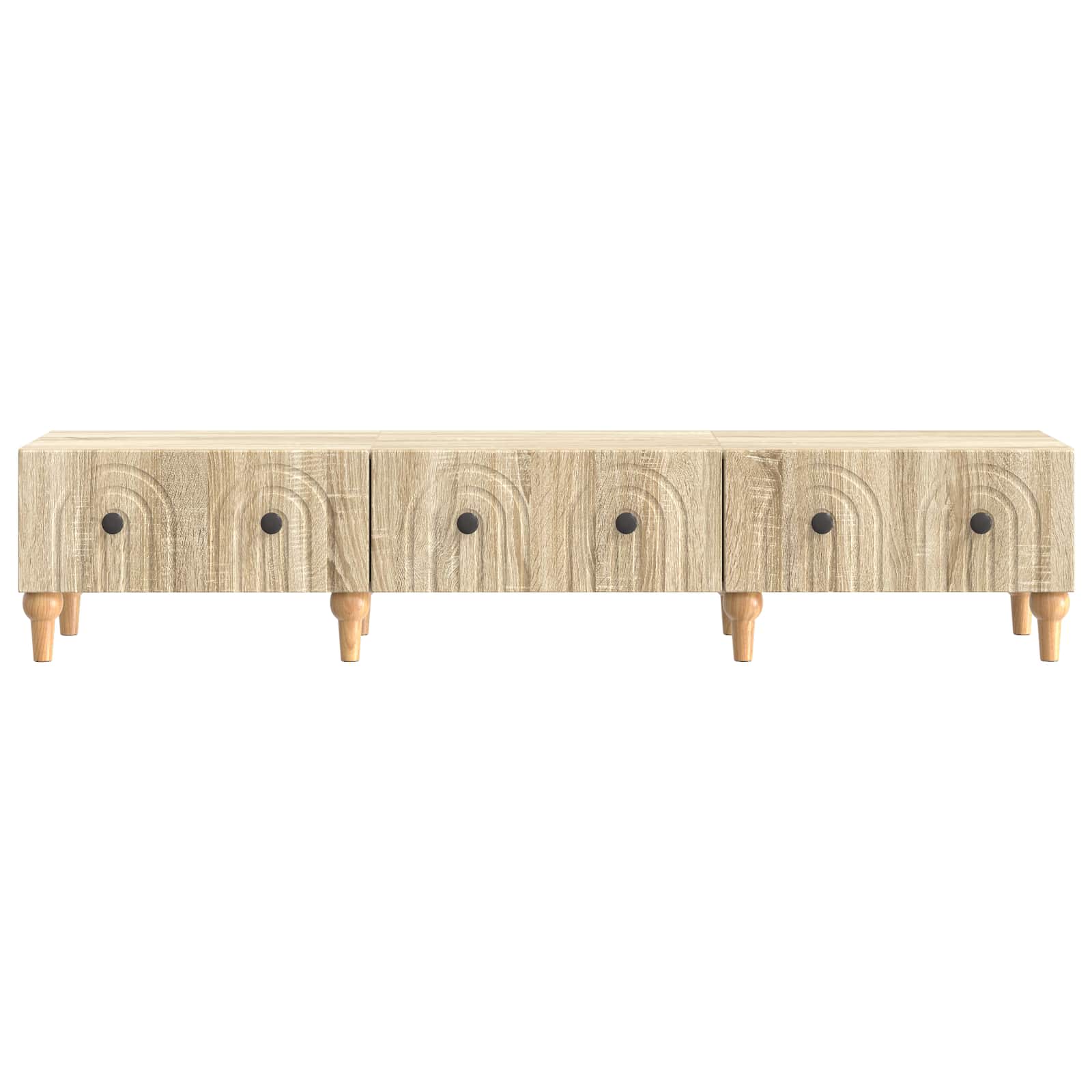 Ντουλάπι TV Sonoma Δρυς 147 x 34,5 x 30 εκ Επεξεργασμένο Ξύλο - Pakobazaar