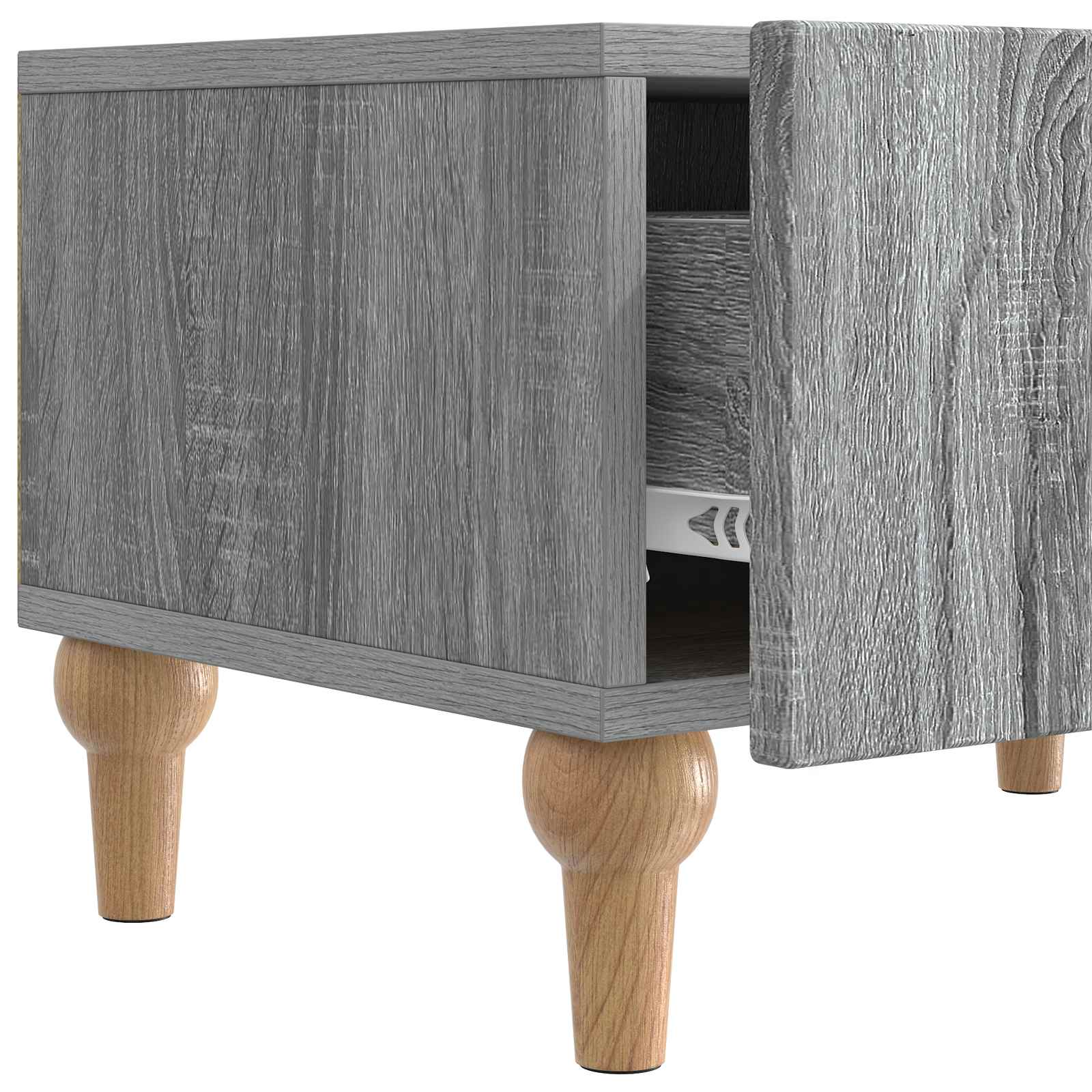 Ντουλάπι TV Γκρι Sonoma 147 x 34,5 x 30 εκ Επεξεργασμένο Ξύλο - Pakobazaar