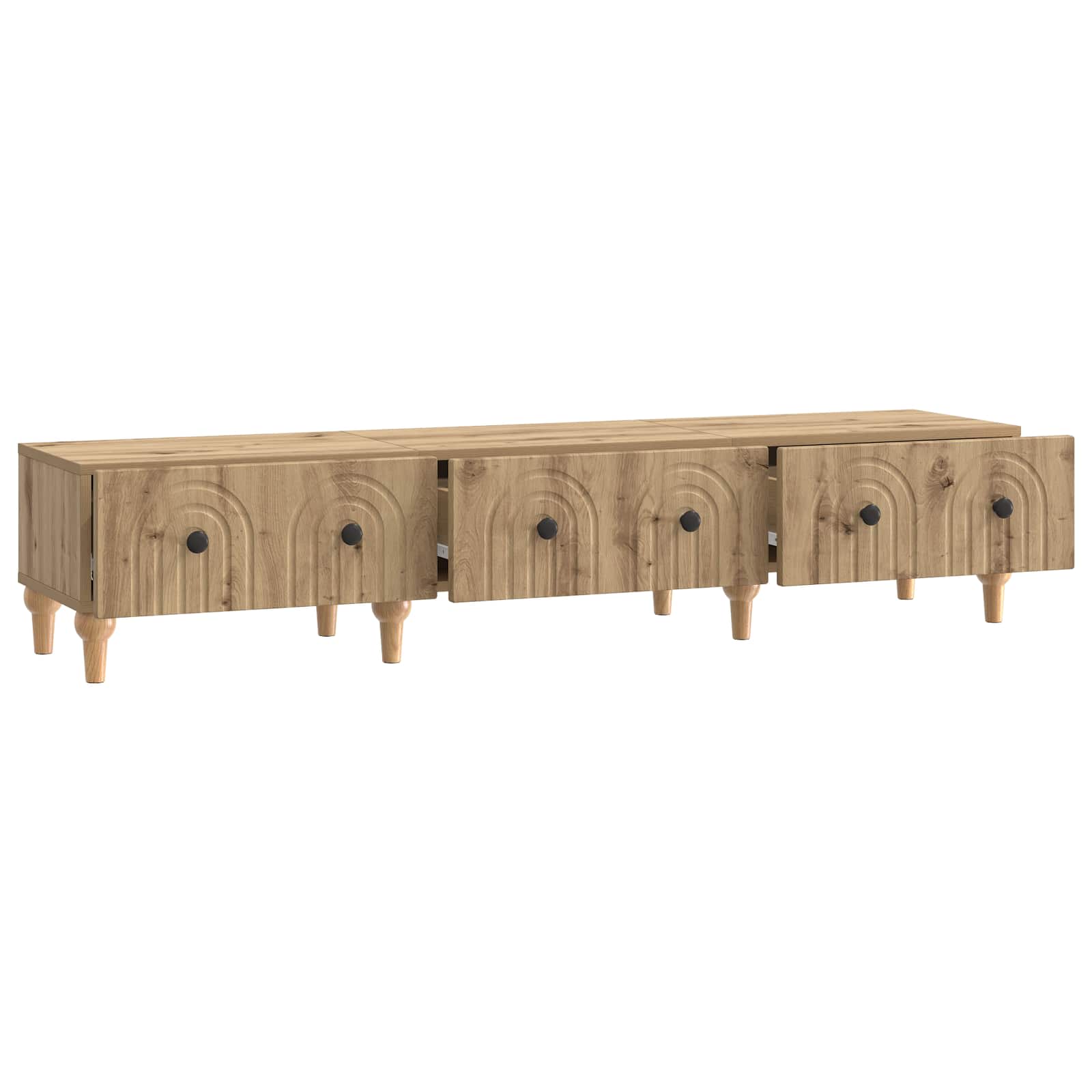 Ντουλάπι TV Artisan Δρυς 147 x 34,5 x 30 εκ Επεξεργασμένο Ξύλο - Pakobazaar