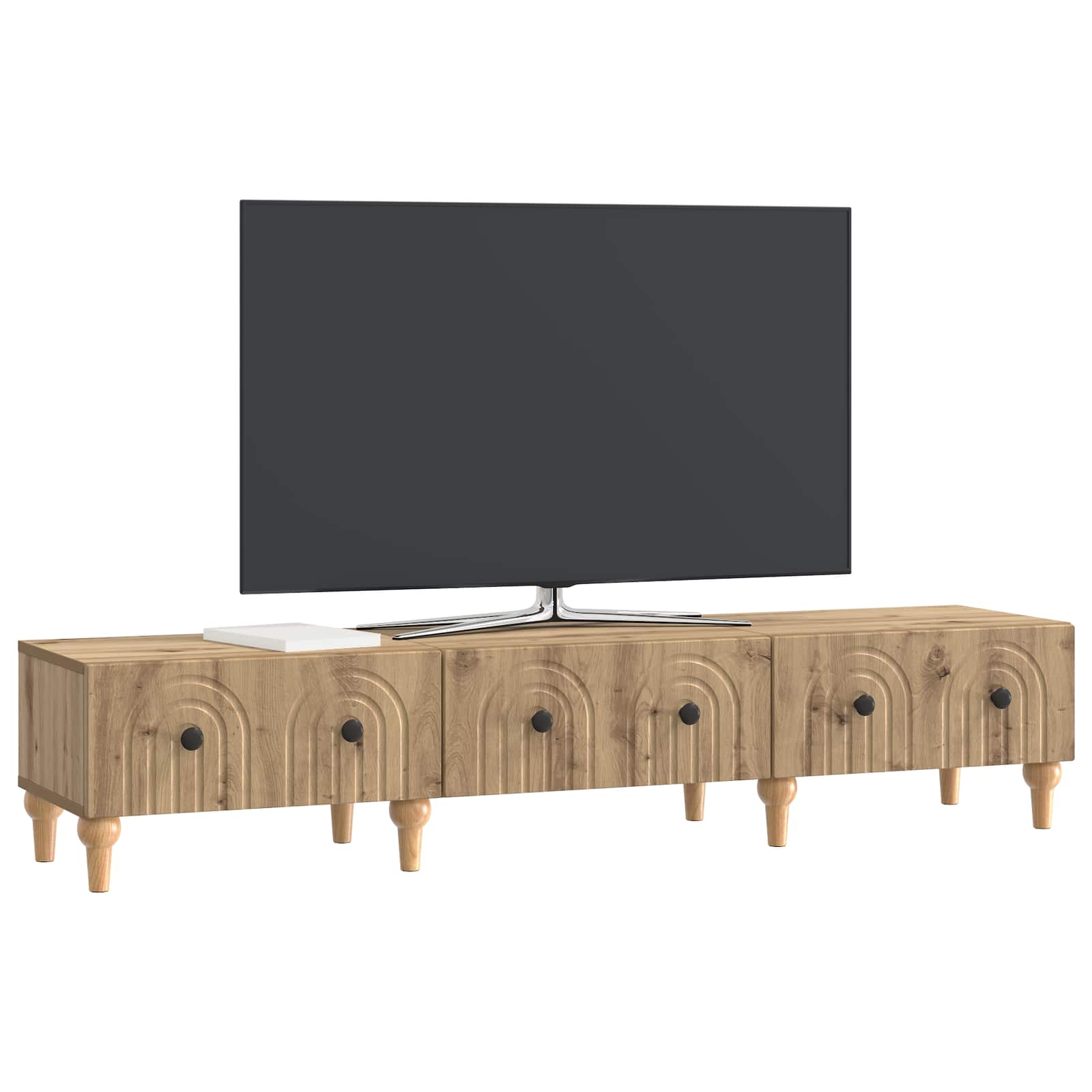 Ντουλάπι TV Artisan Δρυς 147 x 34,5 x 30 εκ Επεξεργασμένο Ξύλο - Pakobazaar