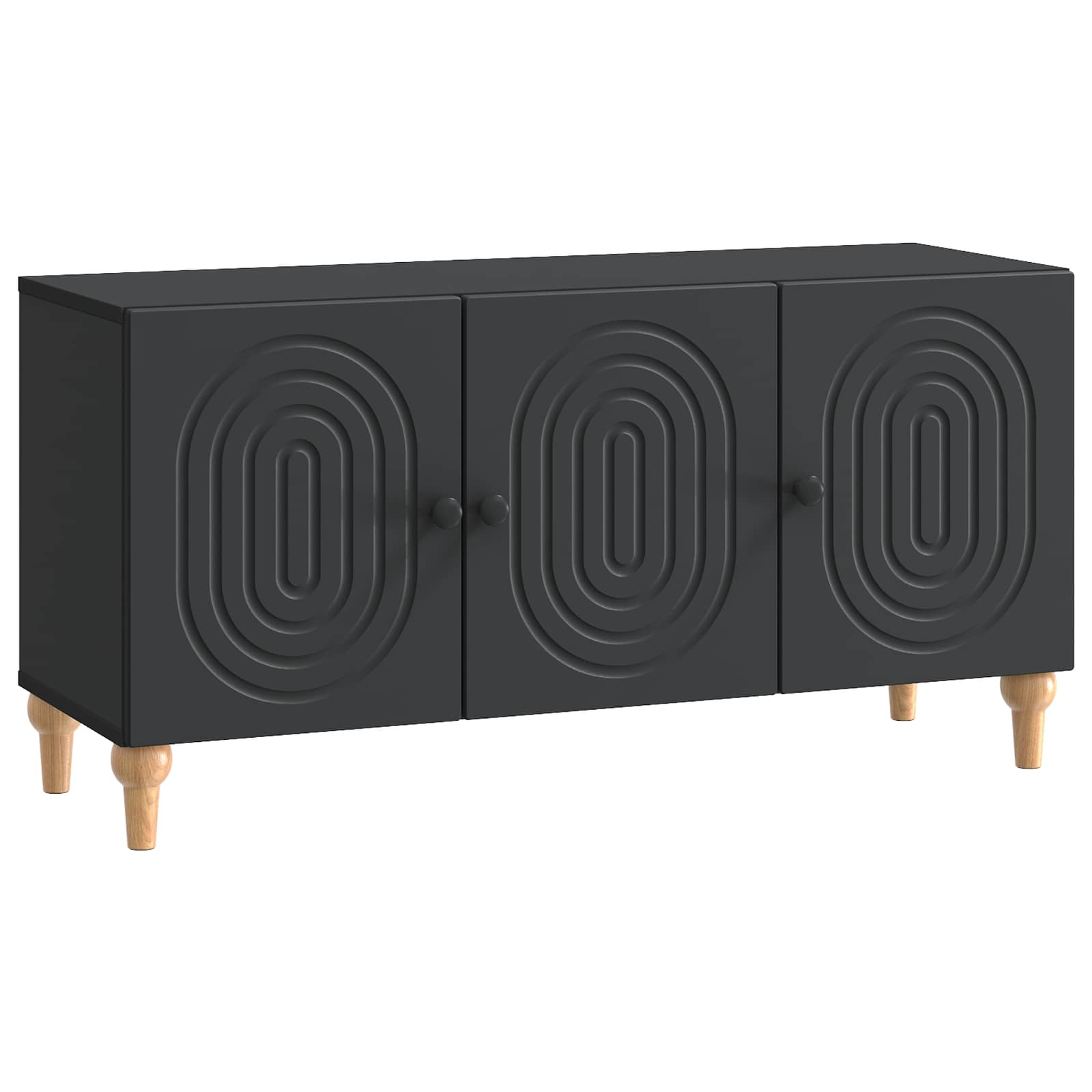 Ντουλάπι TV Μαύρο 99 x 34,5 x 50 εκ. Επεξεργασμένο Ξύλο - Pakobazaar