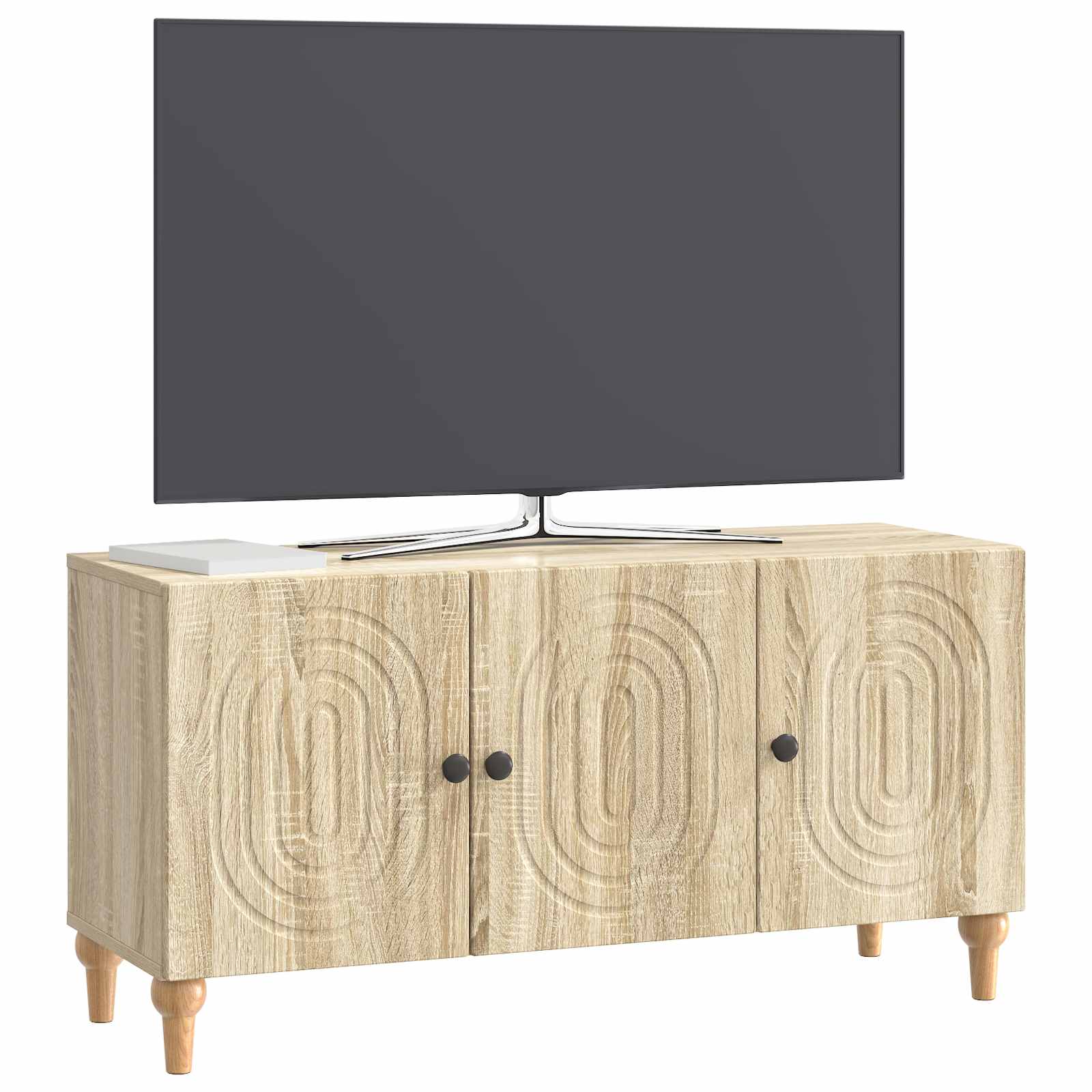 Ντουλάπι TV Sonoma Δρυς 99 x 34,5 x 50 εκ. Επεξεργασμένο Ξύλο - Pakobazaar