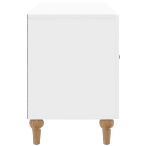 Ντουλάπι TV Γυαλιστερό Λευκό 99 x 34,5 x 50 εκ. - Pakobazaar