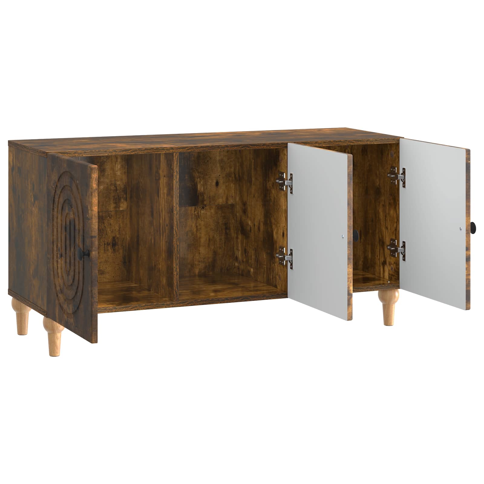Ντουλάπι TV Καπνισμένο Ξύλο Δρυός 99 x 34,5 x 50 εκ. - Pakobazaar