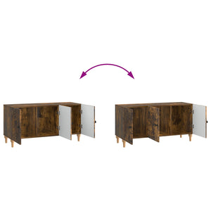Ντουλάπι TV Καπνισμένο Ξύλο Δρυός 99 x 34,5 x 50 εκ. - Pakobazaar