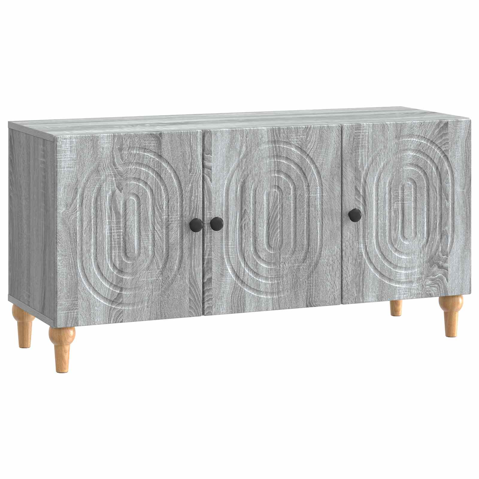 Ντουλάπι TV Γκρι Sonoma 99 x 34,5 x 50 εκ. Επεξεργασμένο Ξύλο - Pakobazaar