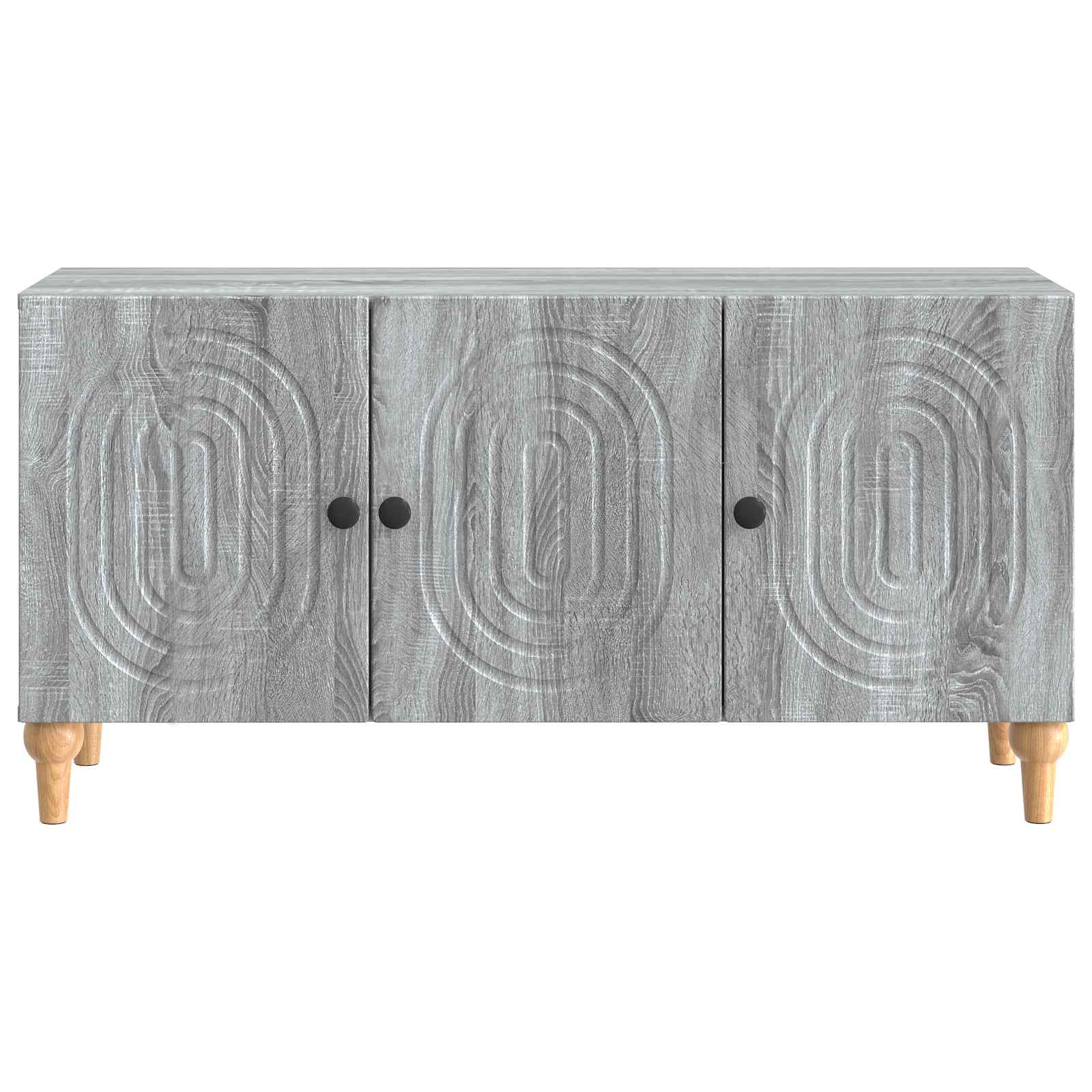 Ντουλάπι TV Γκρι Sonoma 99 x 34,5 x 50 εκ. Επεξεργασμένο Ξύλο - Pakobazaar