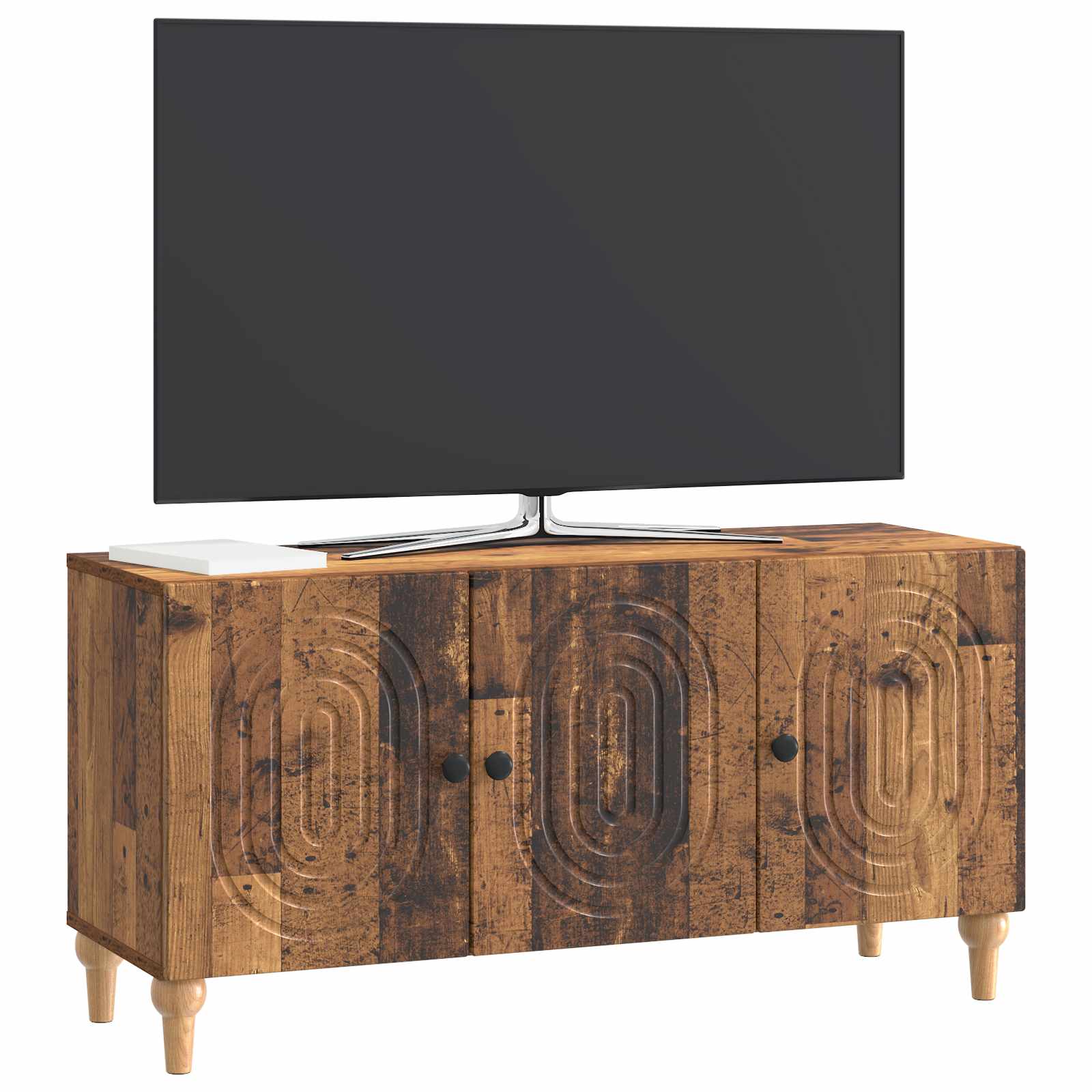 Ντουλάπι TV Παλαιωμένο ξύλο 99 x 34,5 x 50 εκ. - Pakobazaar