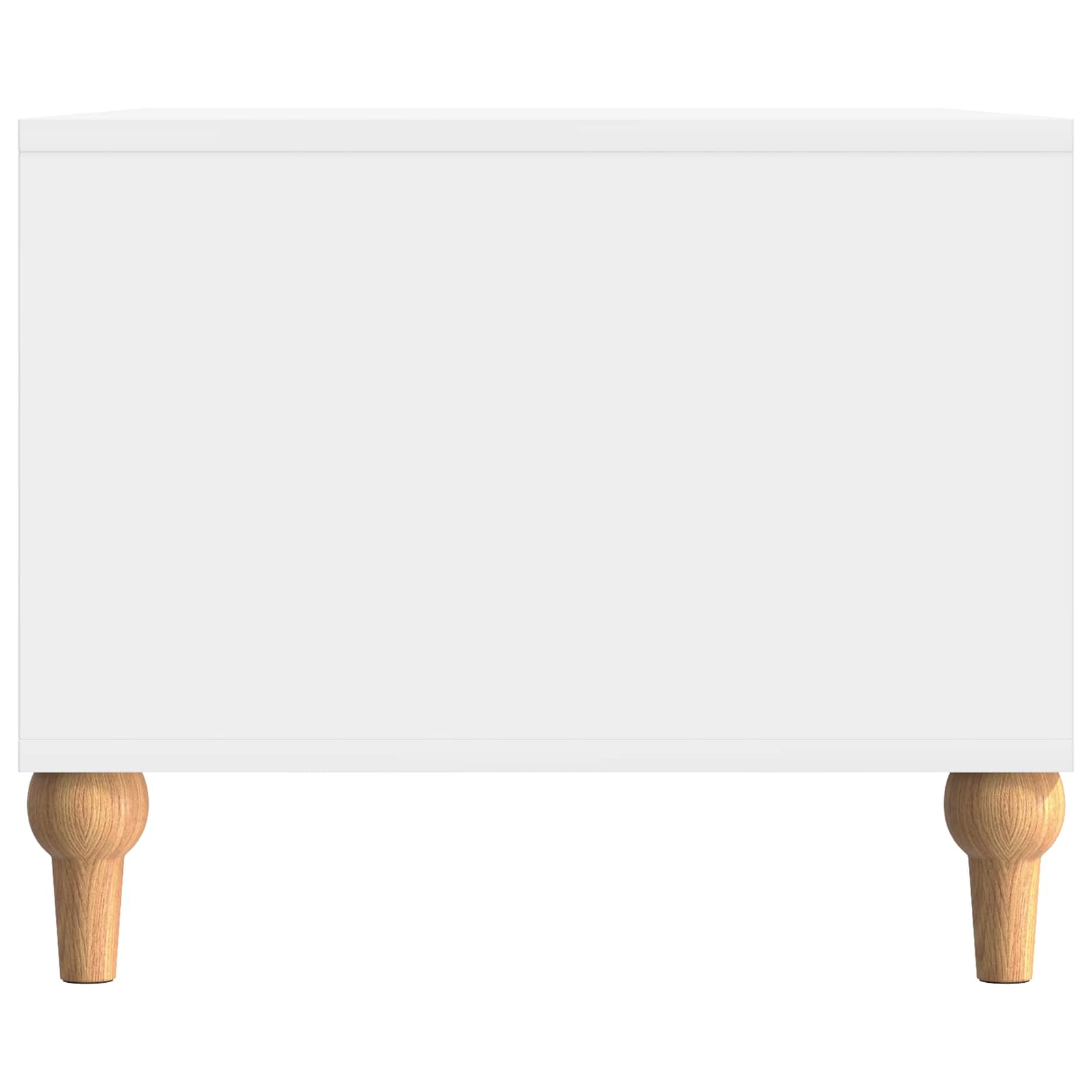 Τραπεζάκι σαλονιού Γυαλιστερό Λευκό 90 x 50 x 40 cm - Pakobazaar
