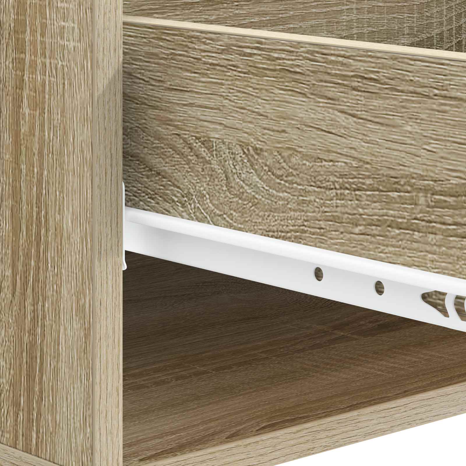 Τραπεζάκι σαλονιού με συρτάρι Sonoma Δρυς 49 x 50 x 40 εκ - Pakobazaar