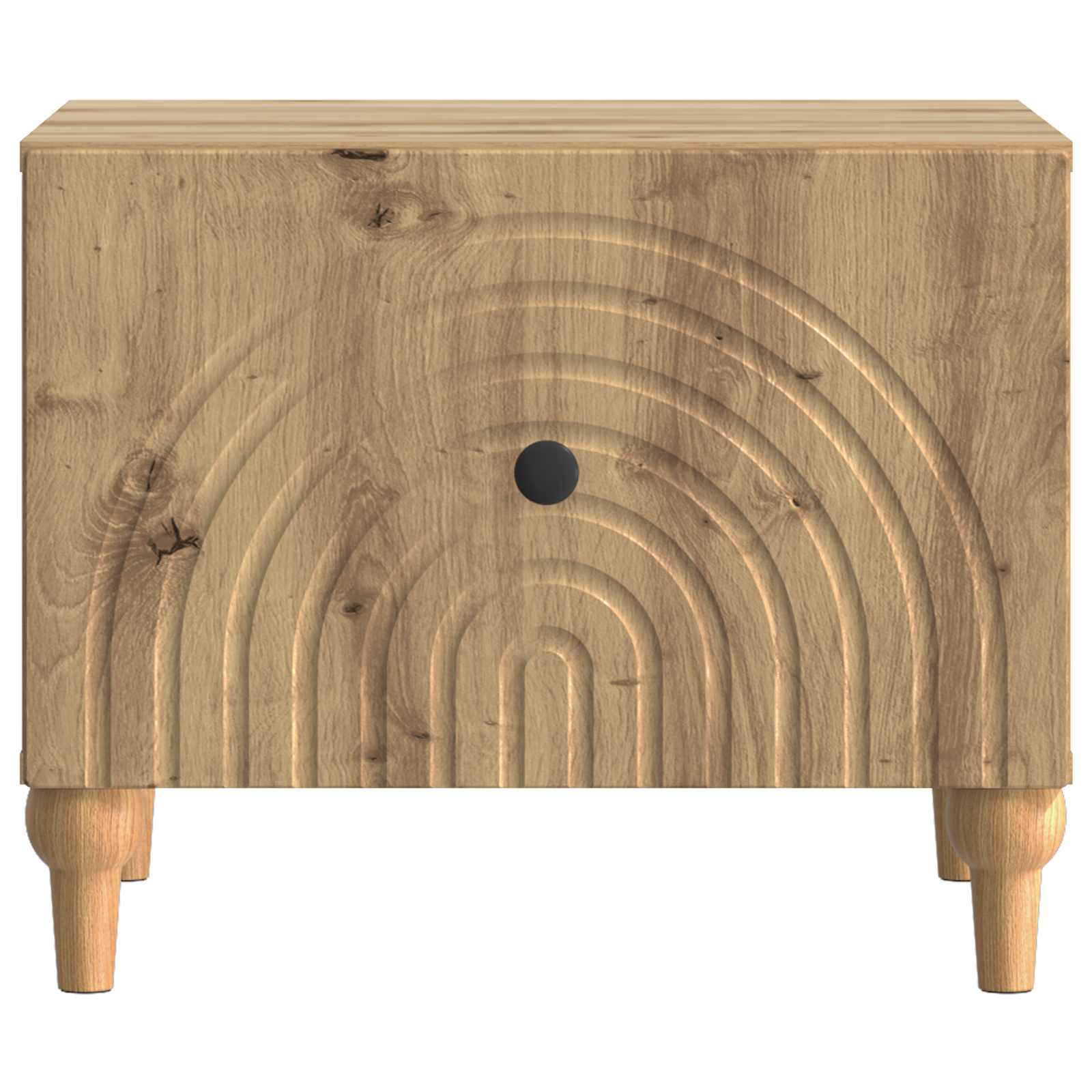 Τραπεζάκι σαλονιού με συρτάρι Artisan Δρυς 49 x 50 x 40 εκ - Pakobazaar