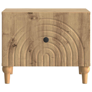 Τραπεζάκι σαλονιού με συρτάρι Artisan Δρυς 49 x 50 x 40 εκ - Pakobazaar