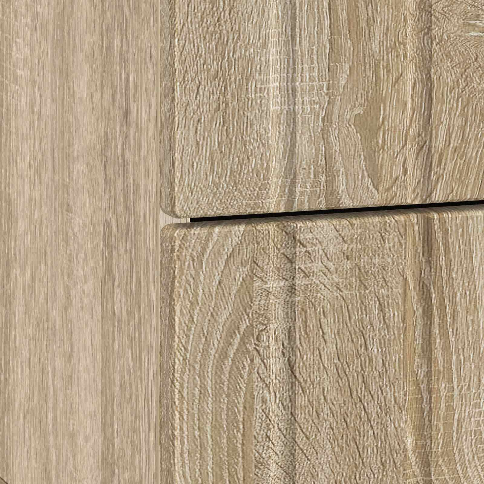 Κομοδίνο με συρτάρι 2 pcs Sonoma Δρυς 43 x 34,5 x 49,5 εκ - Pakobazaar