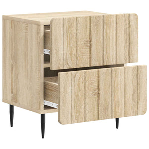 Κομοδίνο με συρτάρι 2 pcs Sonoma Δρυς 43 x 34,5 x 49,5 εκ - Pakobazaar