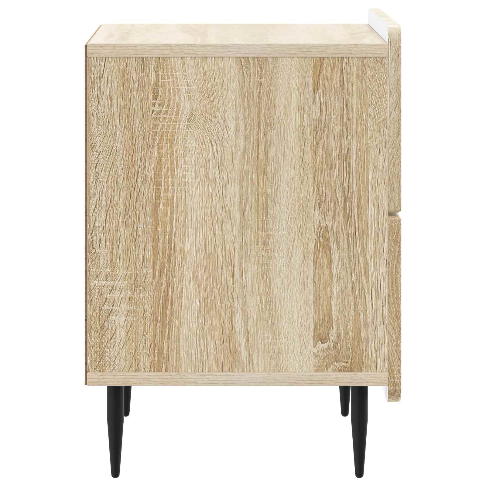 Κομοδίνο με συρτάρι 2 pcs Sonoma Δρυς 43 x 34,5 x 49,5 εκ - Pakobazaar