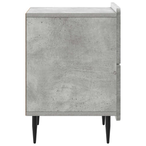 Κομοδίνο με συρτάρι Γκρι Σκυροδέματος 43 x 34,5 x 49,5 εκ - Pakobazaar