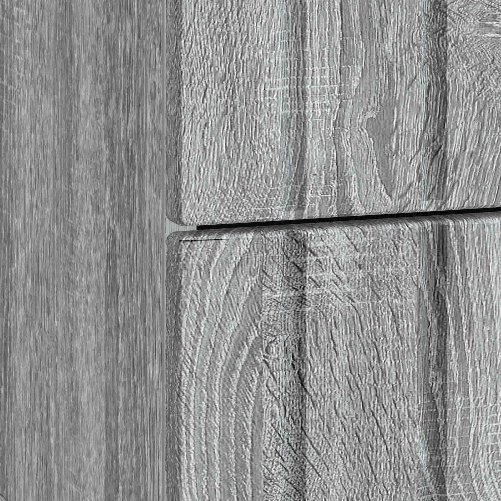 Κομοδίνο Γκρι Sonoma 43 x 34,5 x 49,5 εκ Επεξεργασμένο Ξύλο - Pakobazaar