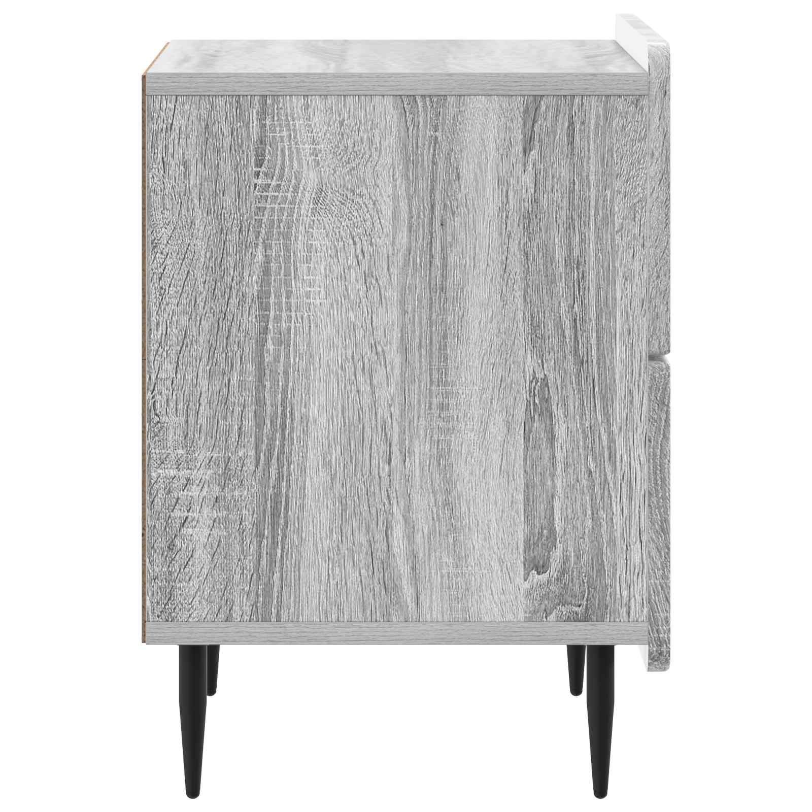 Κομοδίνο Γκρι Sonoma 43 x 34,5 x 49,5 εκ Επεξεργασμένο Ξύλο - Pakobazaar