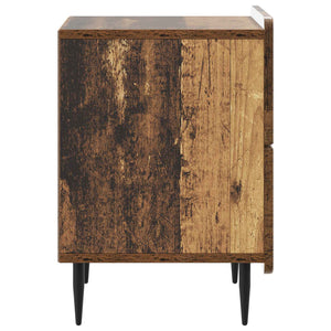 Κομοδίνο με συρτάρι 2 pcs Παλαιωμένο ξύλο 43 x 34,5 x 49,5 εκ - Pakobazaar