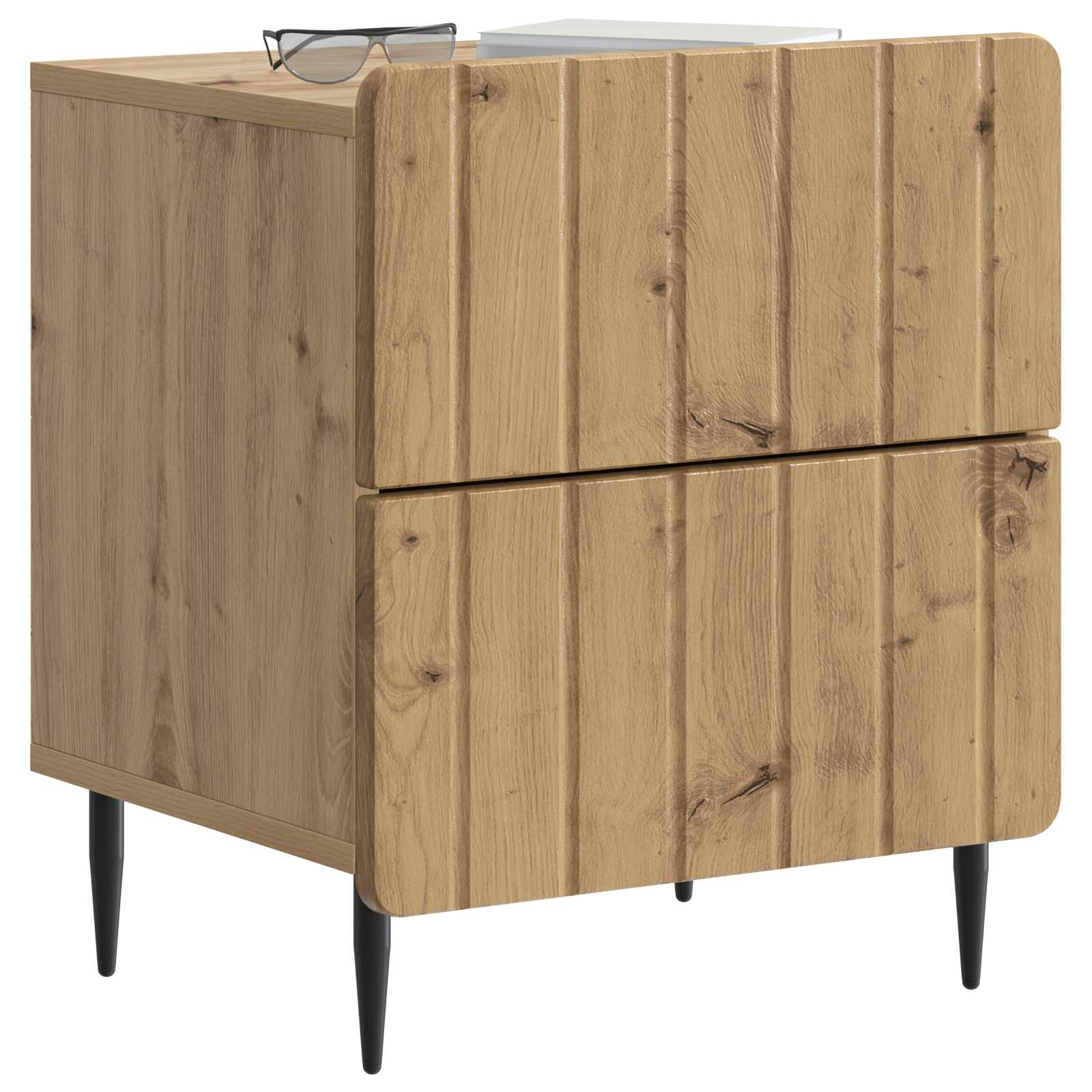 Κομοδίνο Artisan Δρυς 43 x 34,5 x 49,5 εκ Επεξεργασμένο Ξύλο - Pakobazaar