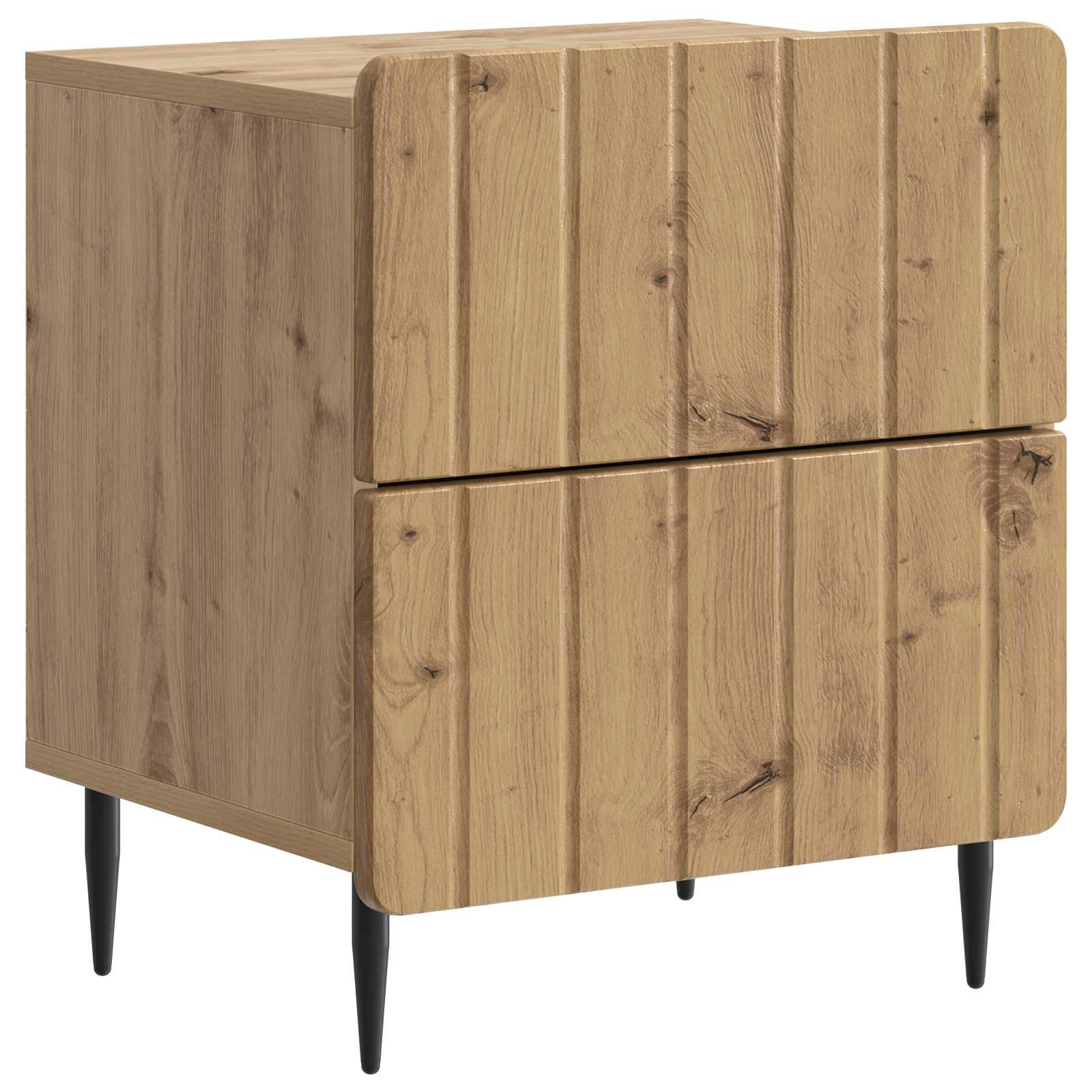 Κομοδίνο με συρτάρι 2 pcs Artisan Δρυς 43 x 34,5 x 49,5 εκ - Pakobazaar
