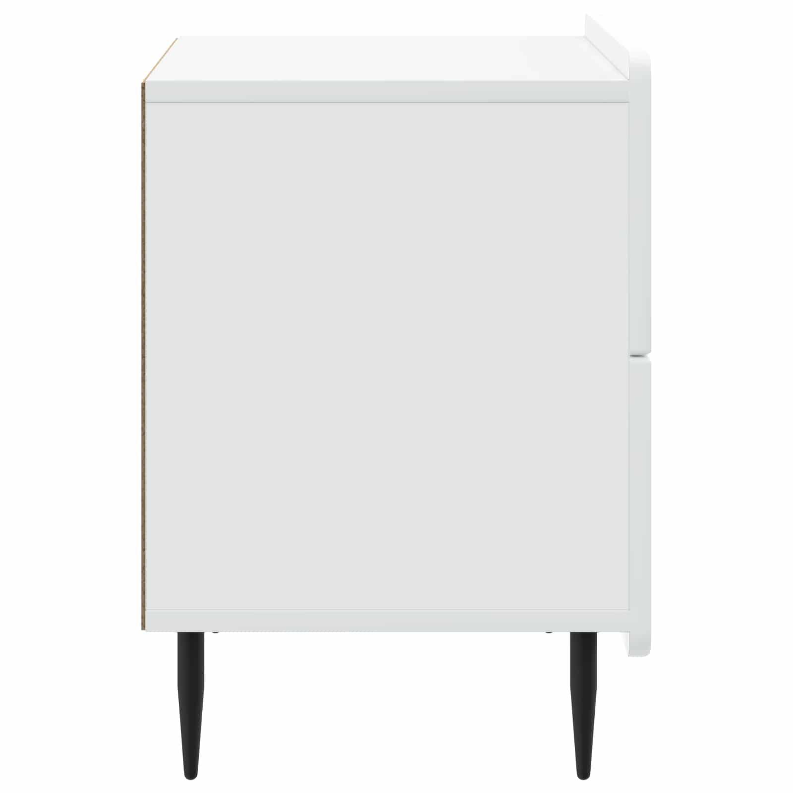 Κομοδίνο Λευκό 62 x 34,5 x 49,5 εκ. Επεξεργασμένο Ξύλο - Pakobazaar