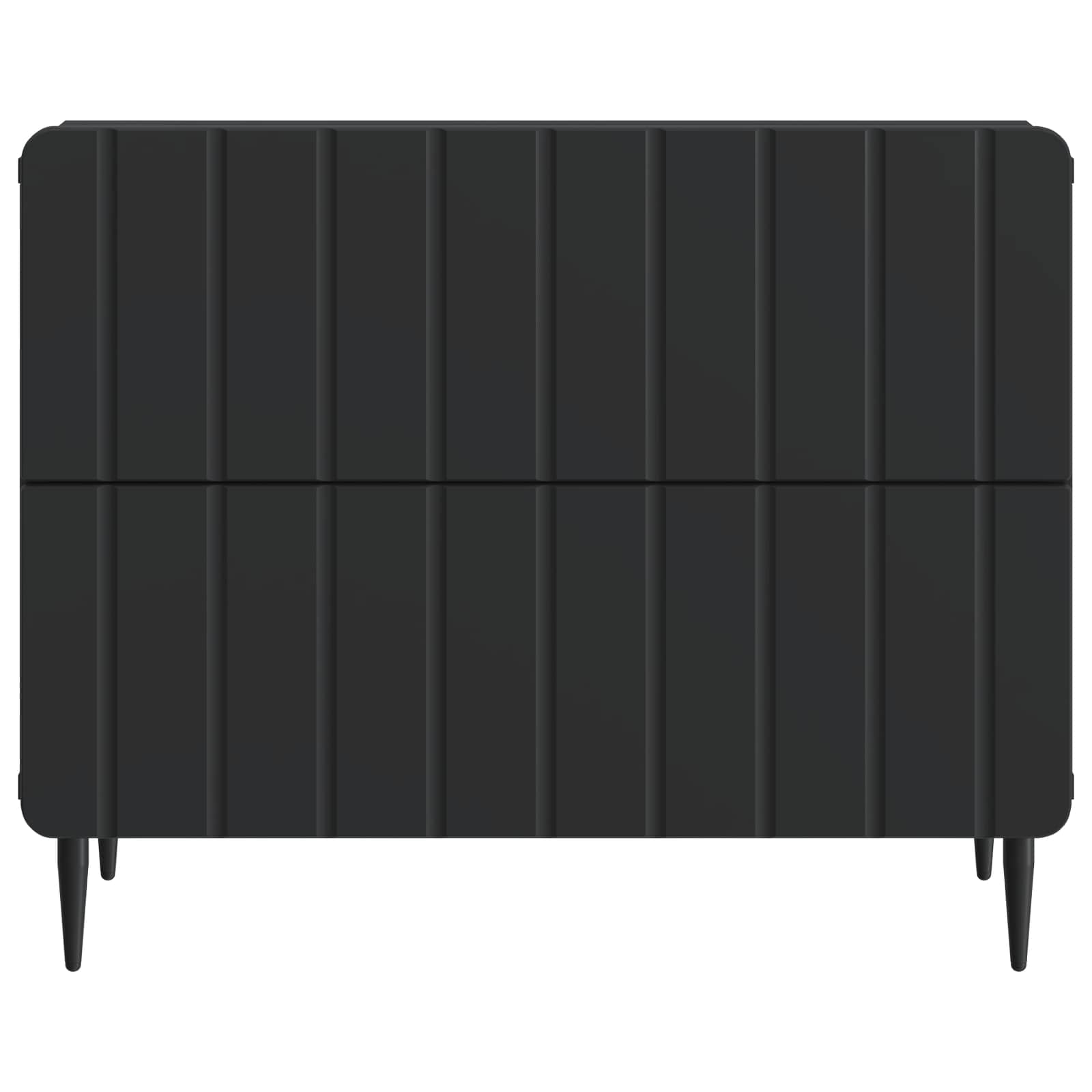 Κομοδίνο Μαύρο 62 x 34,5 x 49,5 εκ. Επεξεργασμένο Ξύλο - Pakobazaar
