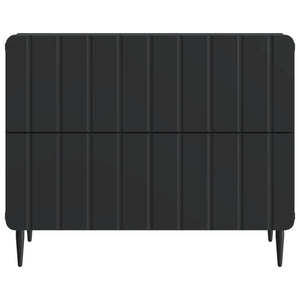 Κομοδίνο Μαύρο 62 x 34,5 x 49,5 εκ. Επεξεργασμένο Ξύλο - Pakobazaar