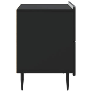 Κομοδίνο Μαύρο 62 x 34,5 x 49,5 εκ. Επεξεργασμένο Ξύλο - Pakobazaar